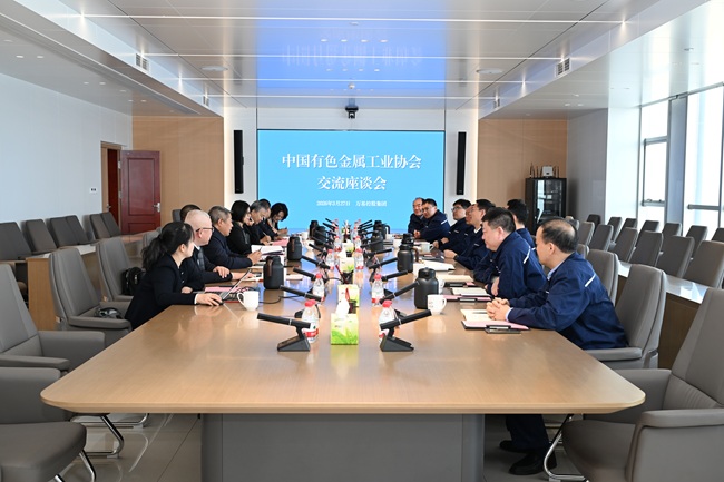 中国有色金属工业协会党委副书记范顺科一行到万基控股集团调研